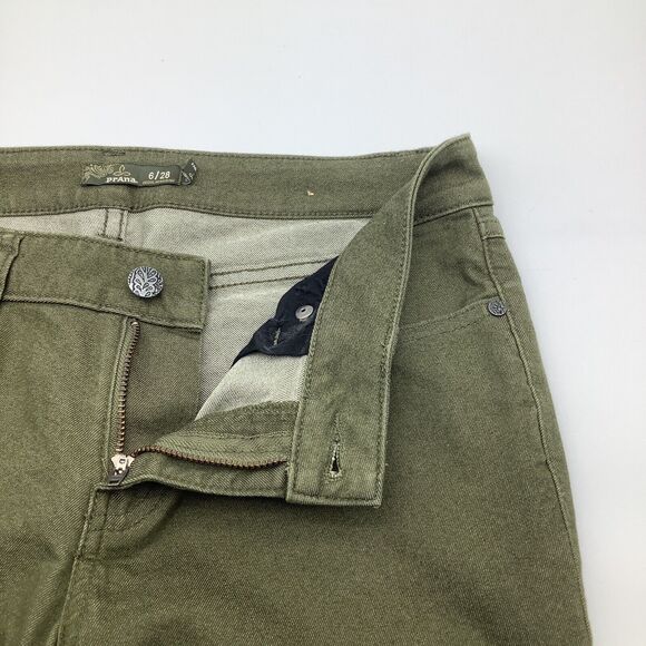 Prana Womens‎ Jeans Green Size 6/28 - Picture 4 of 6
